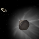 Illustration for article titled The strangest asteroid that astronomers had ever seen